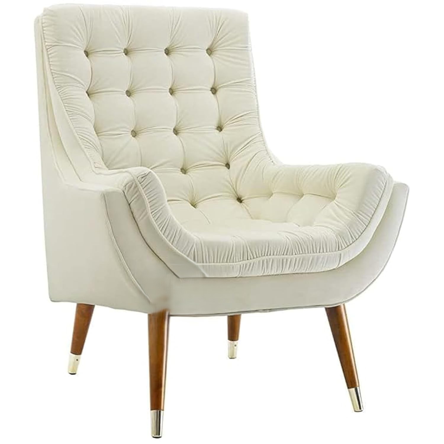 dakshyani handicraft mid century modern tufted wing chair dakshyani handicraft mid century modern tufted wing chair