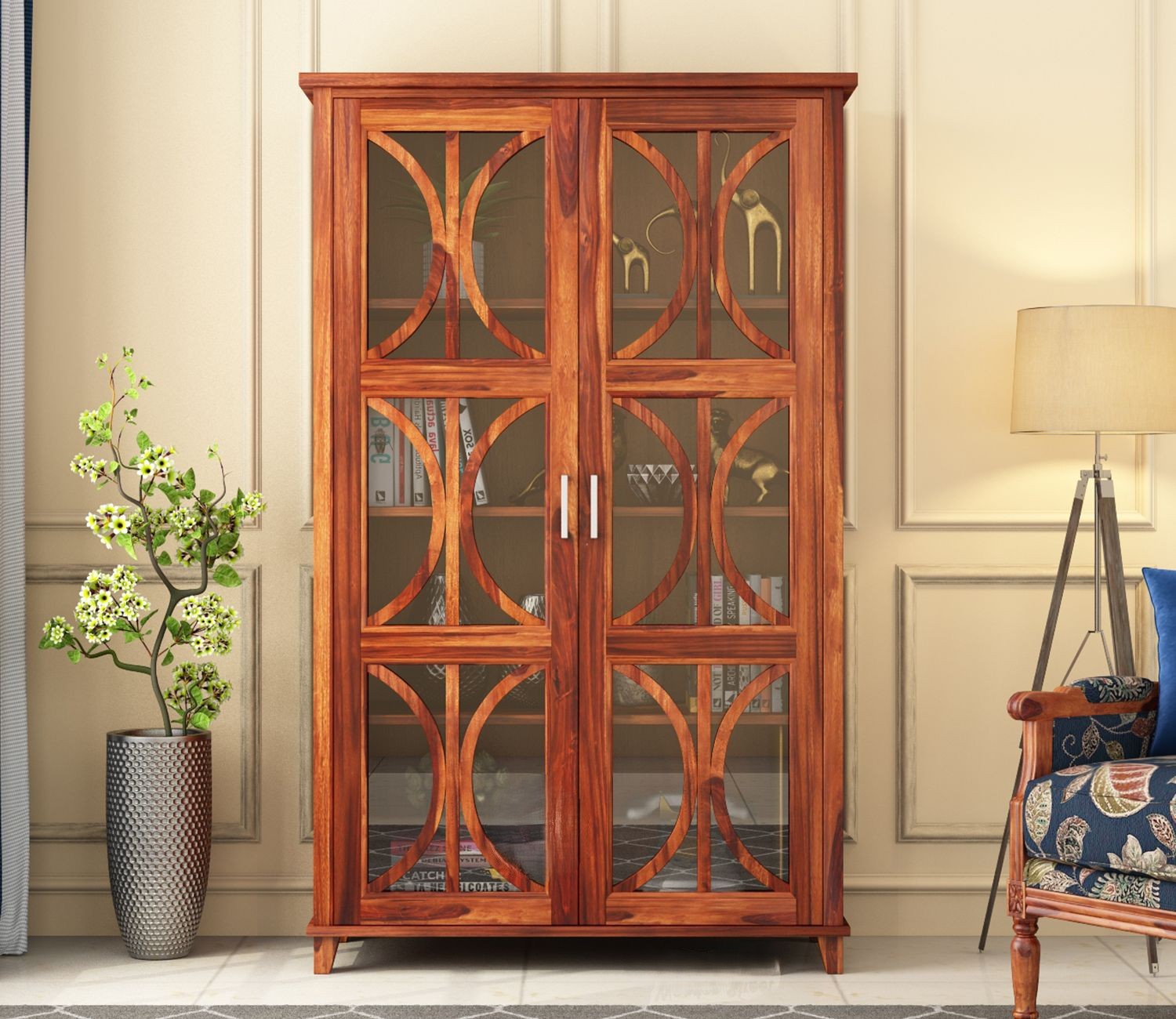 dakshyani sheesham wood glass door bookshelf dakshyani sheesham wood glass door bookshelf