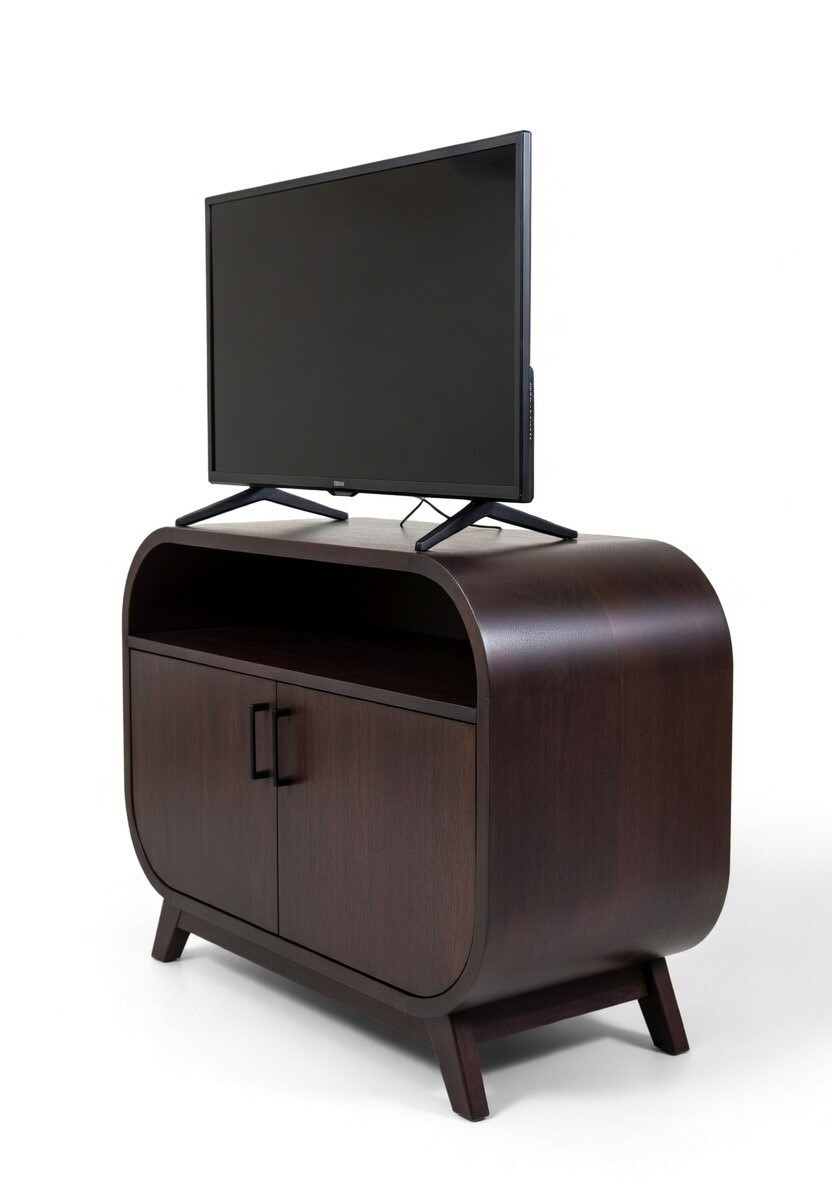 dakshyani sheesham wood retro round corner tv cabinet dakshyani sheesham wood retro round corner tv cabinet